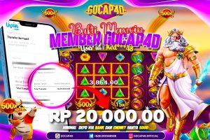 Bukti JP Slot Gates Of Olympus 1000 GOCAP4D Rp.20.000.000,- LUNAS