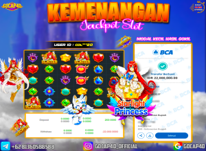 BUKTI JP SLOT STARLIGHT PRINCES GOCAP4D Rp.22.000.000,-