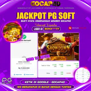 BUKTI JP SLOT WILD BOUNTY SHOWDOWN GOCAP4D Rp. 11.000.000,-LUNAS