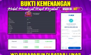 BUKTI JP SLOT HOT HOT HALLOWEEN GOCAP4D Rp.43.000.000,-