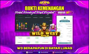 GOCAP4D – WILD WEST GOLD RP 16.000.000,- LUNAS