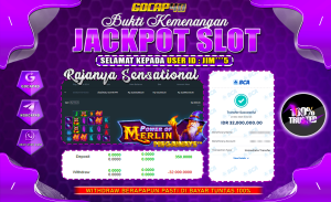 GOCAP4D – POWER OF MERLIN MEGAWAYS RP 32.000.000,- LUNAS