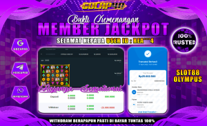 GOCAP4D – SLOT88 OLYMPUS RP 25.000.000,- LUNAS