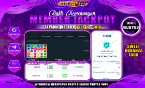 GOCAP4D – SWEET BONANZA 1000 RP 27.400.000,- LUNAS